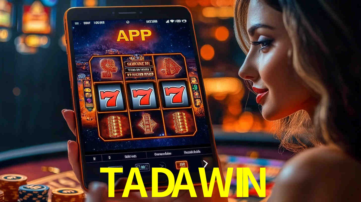 Interfaz de la app móvil TADAWIN en un smartphone moderno
